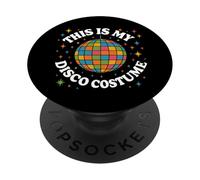 This Is My Disco Costume amusant rétro fête Halloween danse PopSockets PopGrip Adhésif