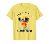 This is My Duck Pyjama Amusant avec Lunettes de Soleil en Forme de Canard T-Shirt