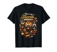 This is My Favorite Workout Tire-Bouchon Sommelier Amateur de vin T-Shirt