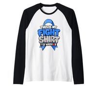 This is My Fight Shirt T1D Warrior Sensibilisation au diabète Manche Raglan