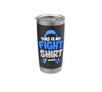 This Is My Fight Shirt T2D Warrior Diabetes Awareness Gobelet isotherme en acier inoxydable double paroi