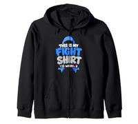 This is My Fight Shirt T2D Warrior Diabetes Awareness Sweat à Capuche