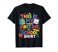 This is My First Day of School Kids Back to School Student T-Shirt