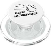 This is My First Game - Sports de Baseball Amusants PopSockets PopGrip pour MagSafe