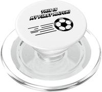 This is My First Match - Sports de Football Amusants PopSockets PopGrip pour MagSafe