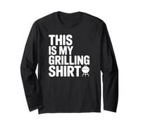 This is My Grilling Shirt Barbecue Viande Smoking BBQ Manche Longue