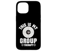 This is My Group Therapy Cool Pro Gun Range Shooting Lovers Coque pour iPhone 15