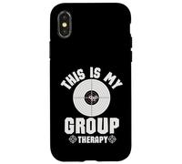 This is My Group Therapy Cool Pro Gun Range Shooting Lovers Coque pour iPhone X/XS