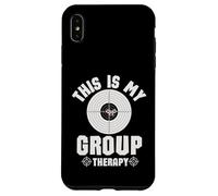 This is My Group Therapy Cool Pro Gun Range Shooting Lovers Coque pour iPhone XS Max