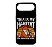 This is My Habitat Fox Wine Friends Friends Friends Coque pour iPhone Air