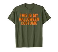 This is My Halloween Costume T-Shirt, Homme, Olive, M