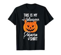 This is My Halloween Pyjama DIY Halloween Costume Citrouille T-Shirt