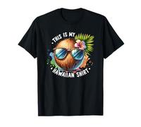 This-is My Hawaiian Summer Design rétro Sunset Island Mood T-Shirt