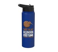This Is My Human Costume I Am Really A Kiwi Bird Nouvelle-Zélande Stainless Steel Insulated Water Bottle