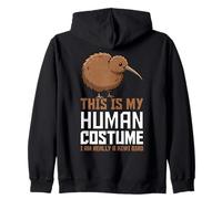 This is My Human Costume I Am Really A Kiwi Bird Nouvelle-Zélande Sweat à Capuche
