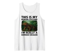 This is My Human Costume I'm A Komodo Dragon Halloween Easy Débardeur