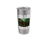This Is My Human Costume I'm A Komodo Dragon Halloween Easy Gobelet isotherme en acier inoxydable double paroi