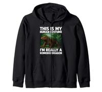This is My Human Costume I'm A Komodo Dragon Halloween Easy Sweat à Capuche