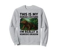 This is My Human Costume I'm A Komodo Dragon Halloween Easy Sweatshirt