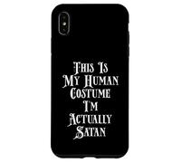 This is My Human Costume I'm Actually Satan Coque pour iPhone XS Max