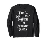 This is My Human Costume I'm Actually Satan Manche Longue