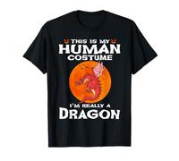 This is My Human Costume I'm Really A Dragon Halloween T-Shirt