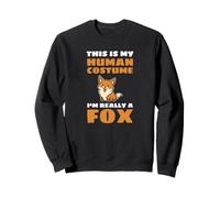 This is My Human Costume I'm Really A Fox Renard Sweatshirt