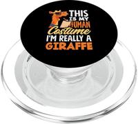 This is My Human Costume Im Really A Girafe Amusant Halloween PopSockets PopGrip pour MagSafe