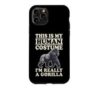 This is My Human Costume I'm Really A Gorilla Coque pour iPhone 11 Pro
