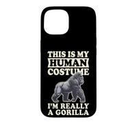 This is My Human Costume I'm Really A Gorilla Coque pour iPhone 15