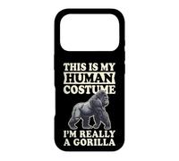 This is My Human Costume I'm Really A Gorilla Coque pour iPhone 17 Pro