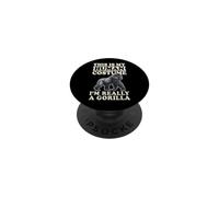 This is My Human Costume I'm Really A Gorilla PopSockets PopGrip Adhésif