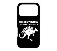 This is My Human Costume, I'm Really A Kangouroo Lover Funny Coque pour iPhone 17 Pro