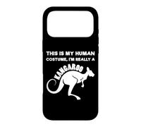 This is My Human Costume, I'm Really A Kangouroo Lover Funny Coque pour iPhone 17 Pro Max