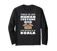 This is My Human Costume I'm Really A Koala Manche Longue