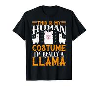This Is My Human Costume Im Really A Llama T-Shirt