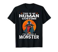This is My Human Costume I'm Really A Monster Halloween T-Shirt