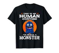 This is My Human Costume I'm Really A Monster Halloween T-Shirt
