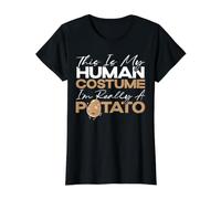 This is My Human Costume I'm Really A Patate Vegetarian T-Shirt Graphique avec Valeur