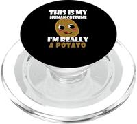This is My Human Costume I'm Really A Potato Funny Potatoes PopSockets PopGrip pour MagSafe