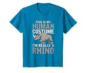 This Is My Human Costume I'm Really A Rhino T-Shirt