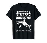 This is My Human Costume I'm Really A Shark Funny Halloween T-Shirt