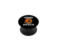 This is My Human Costume I'm Really A Witch Halloween PopSockets PopGrip Adhésif