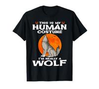 This is My Human Costume I'm Really A Wolf Halloween T-Shirt