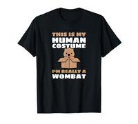 This is My Human Costume I'm Really A Wombat Australie Fun T-Shirt