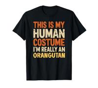 This Is My Human Costume I'm Really An Orang-outan Halloween T-Shirt