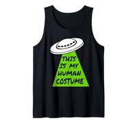 This is My Human Costume - Vaisseau Spatial Extraterrestre OVNI Halloween ET Débardeur