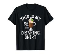 This is My Irish Coffee Drinking Shirt, Boisson du Nouvel an T-Shirt
