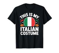 This is My Italian Costume Drapeau de l'Italie Costume d'halloween Facile T-Shirt