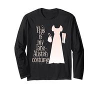 This is My Jane Austen Costume d'halloween Vintage Manche Longue